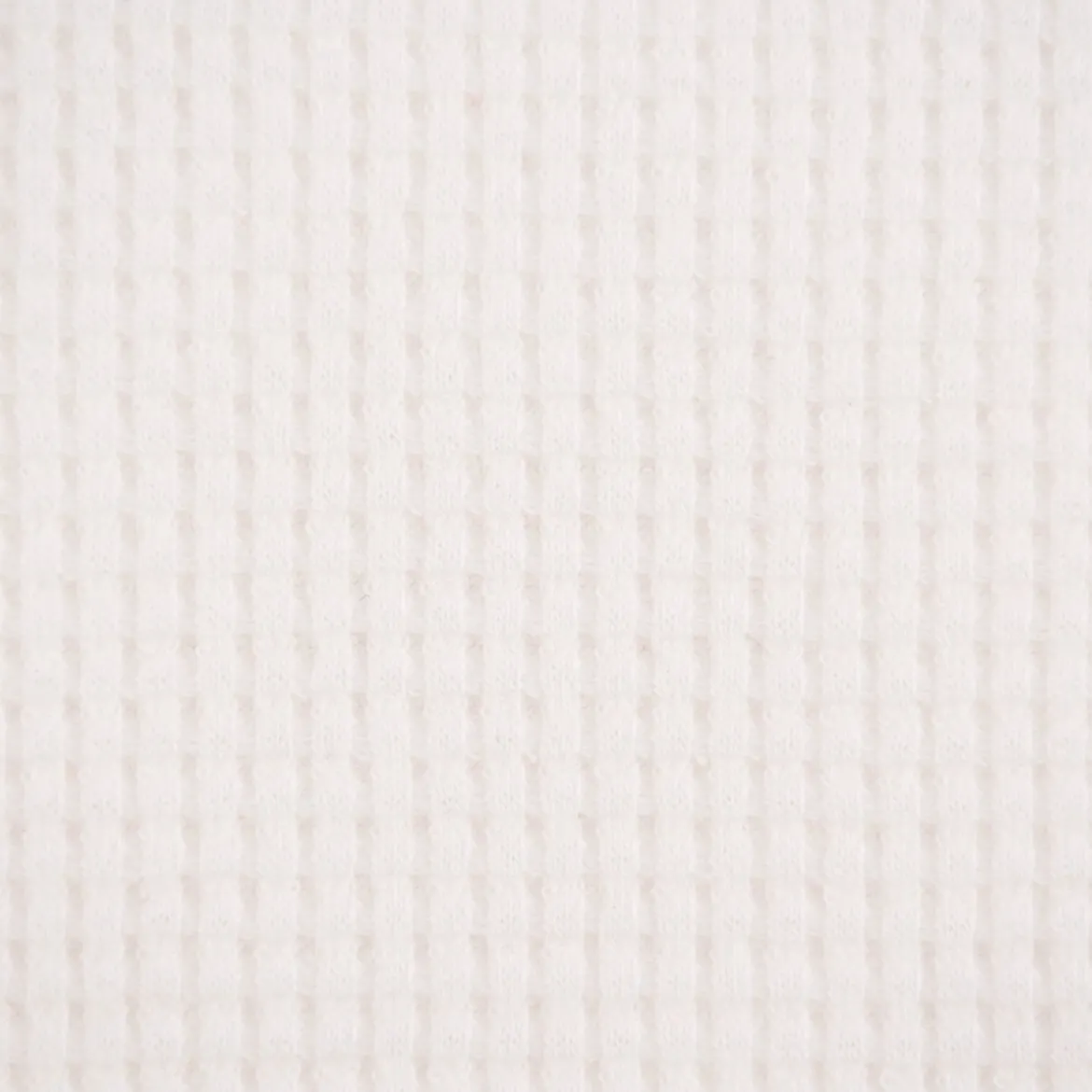 Organic Bio Waffeljersey Waffelstrick einfarbig creme 1,45m Breite