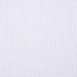 Organic Bio Waffeljersey Waffelstrick einfarbig weiß 1,45m Breite