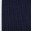 Organic Bio Waffeljersey Waffelstrick einfarbig dunkelblau 1,45m Breite