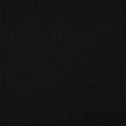 Organic Bio Waffeljersey Waffelstrick einfarbig schwarz 1,45m Breite