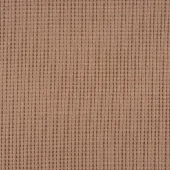 Organic Bio Waffeljersey Waffelstrick einfarbig taupe 1,45m Breite