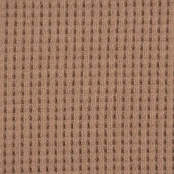 Organic Bio Waffeljersey Waffelstrick einfarbig taupe 1,45m Breite