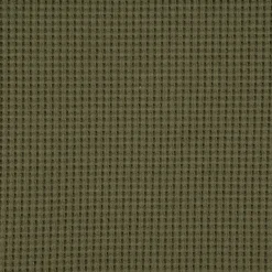 Organic Bio Waffeljersey Waffelstrick einfarbig army grün 1,45m Breite