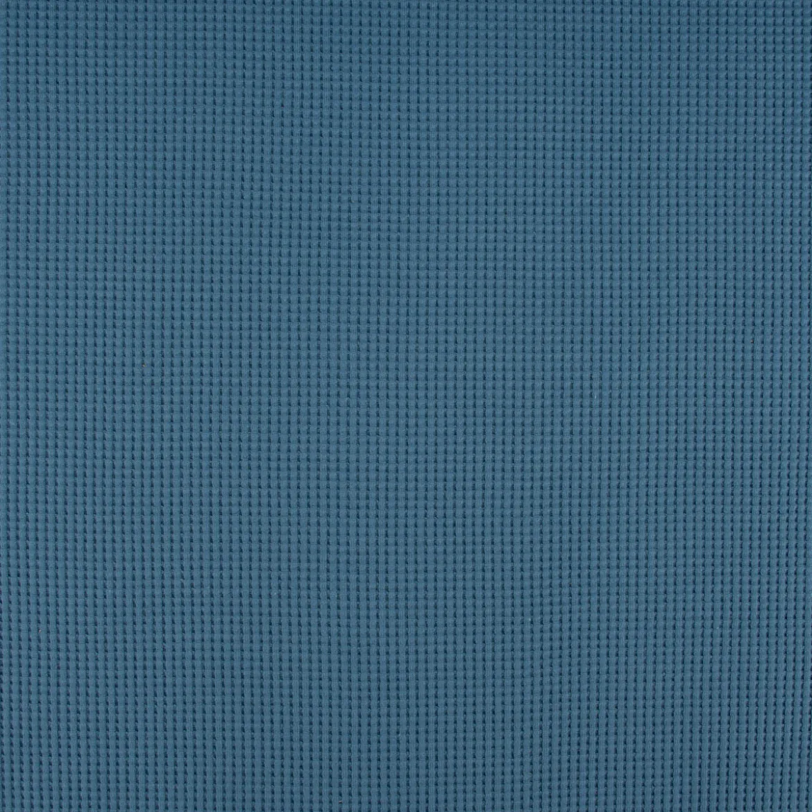 Organic Bio Waffeljersey Waffelstrick einfarbig jeansblau 1,45m Breite