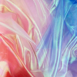 Organza Tüllstoff Farbverlauf Mermaid koralle 1,50m Breite