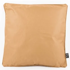 Outdoor Kissen aus Kunstfaser mit Kederumrandung einfarbig braun 45x45cm