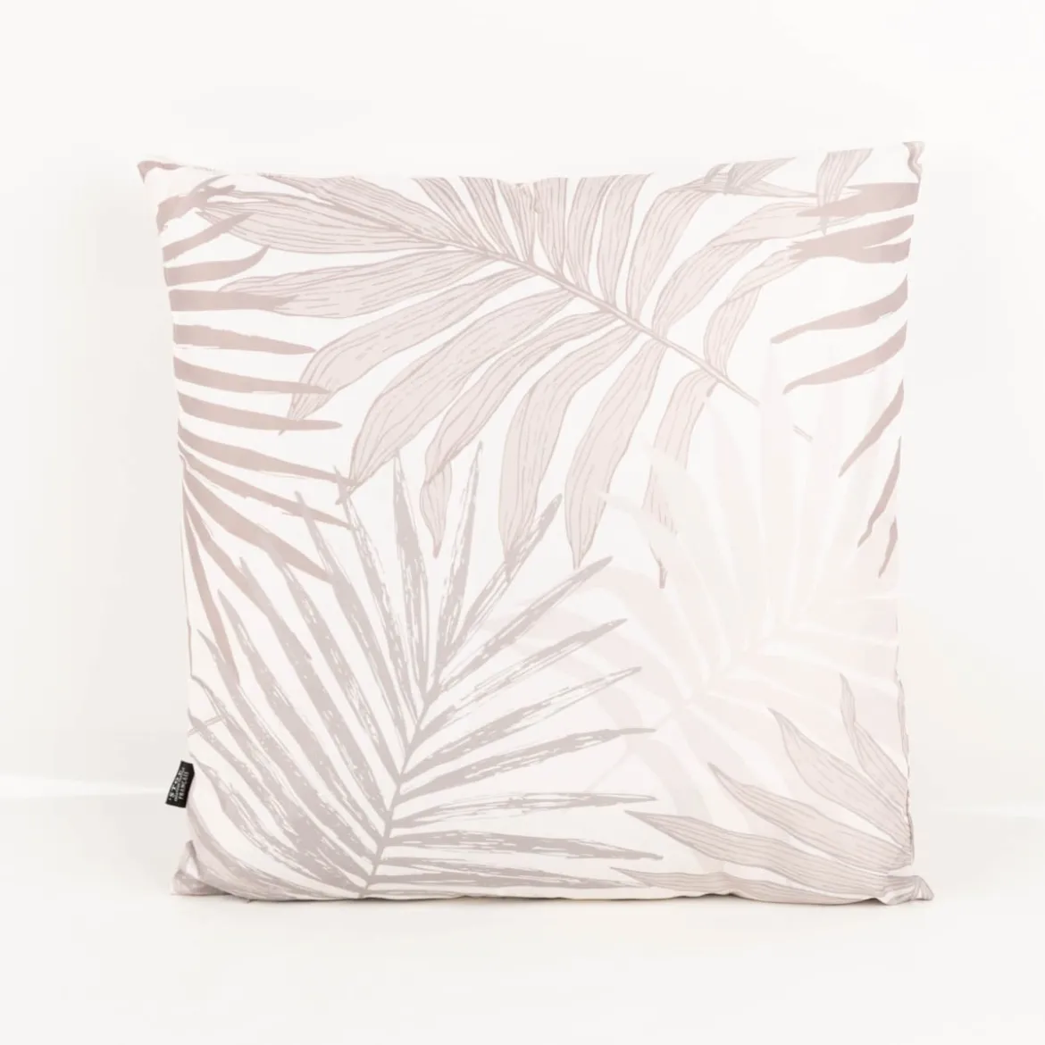 Outdoor Kissen Blätter ecru natur wasserabweisend 50x50cm