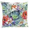 Outdoor Kissen Exotik Schmetterling weiß bunt 45x45cm