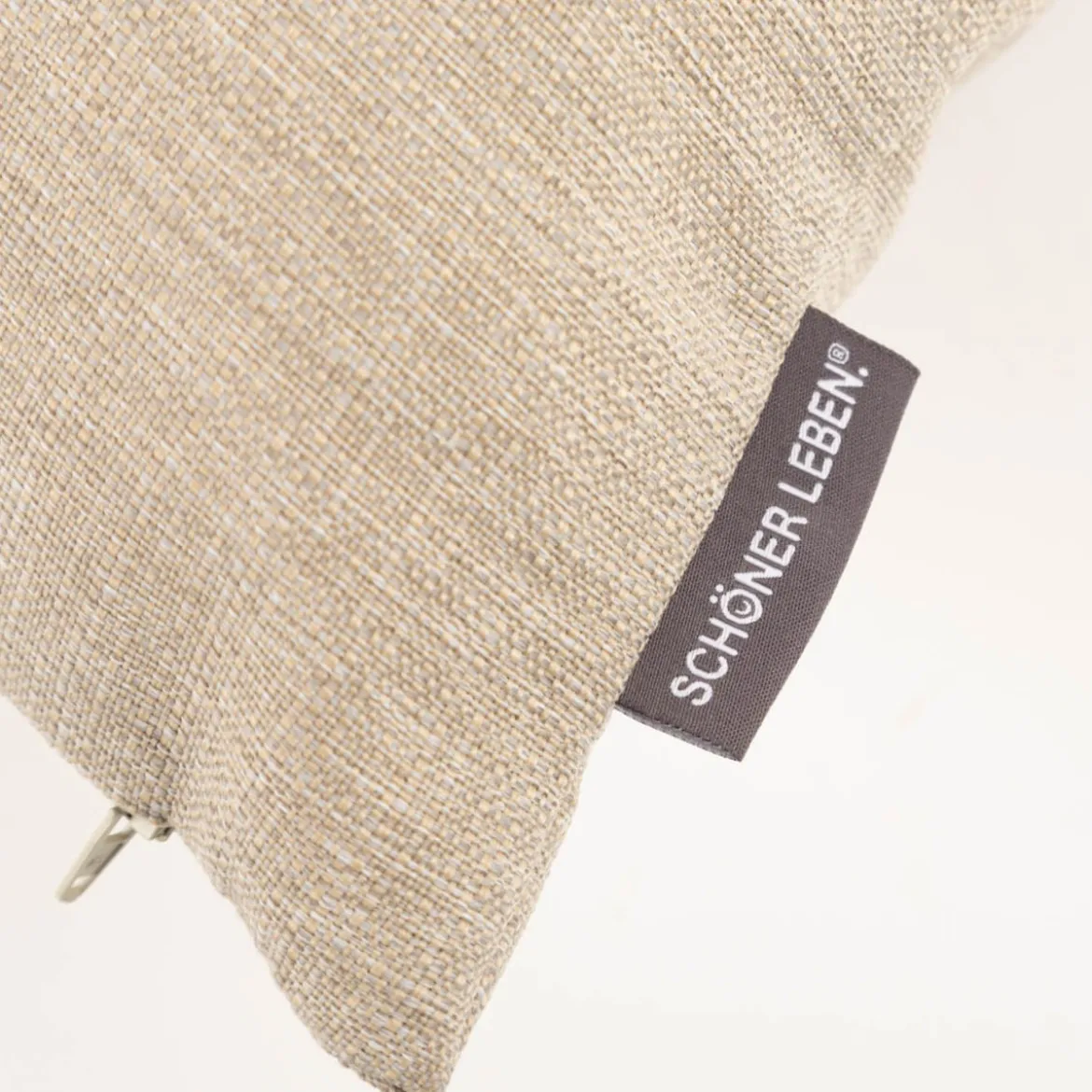 Outdoor Kissenhülle Struktur Olefina beige in versch. Größen von SCHÖNER LEBEN.