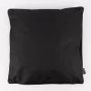 Outdoor Kissen mit Kederumrandung einfarbig schwarz 45x45cm