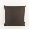 Outdoor Kissen Struktur uni dunkles Graubraun 50x50cm