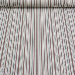 Outdoor Markisenstoff Gartenmöbelstoff Toldo Streifen terrakotta
