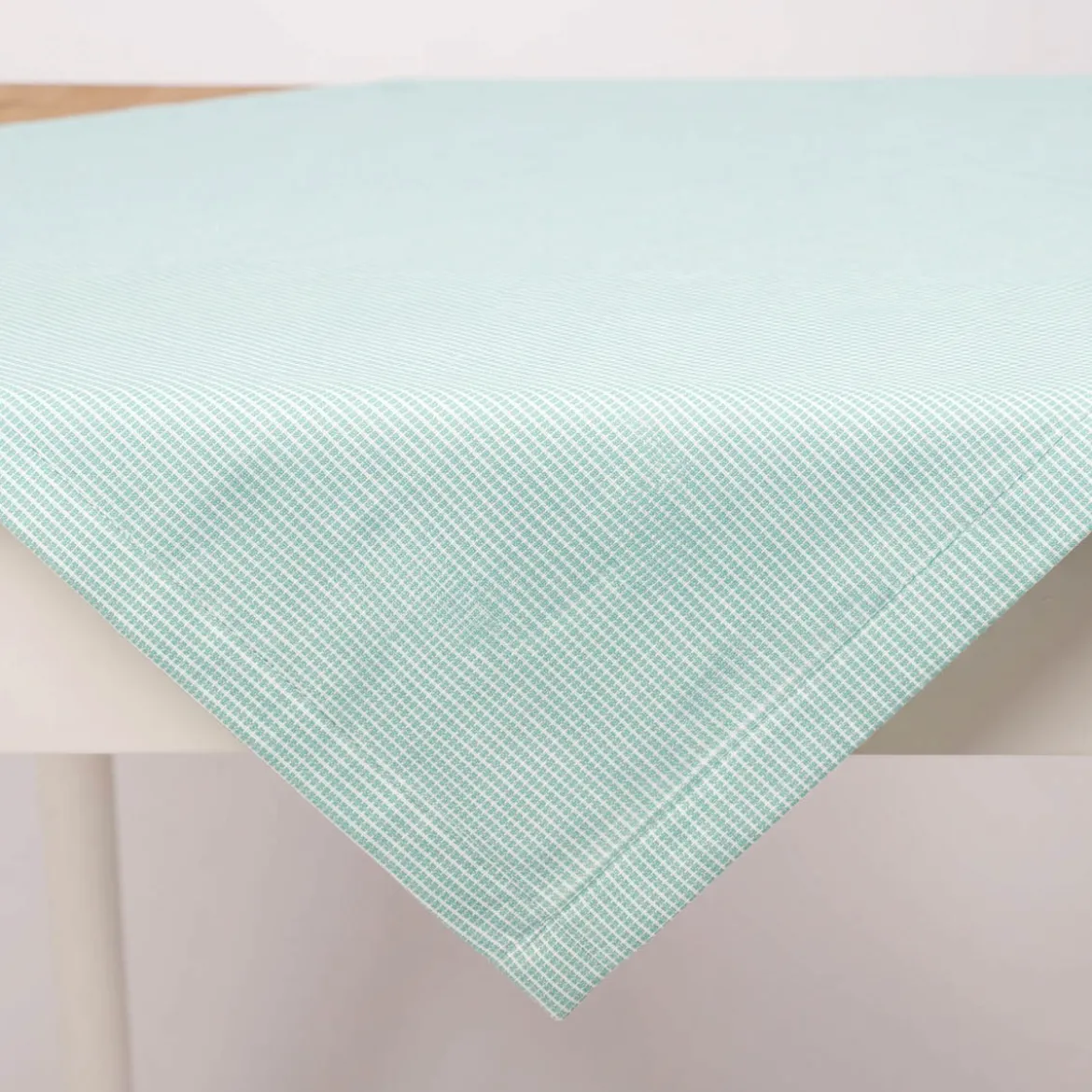 Outdoor Mitteldecke Struktur uni blau wasserabweisend 85x85cm