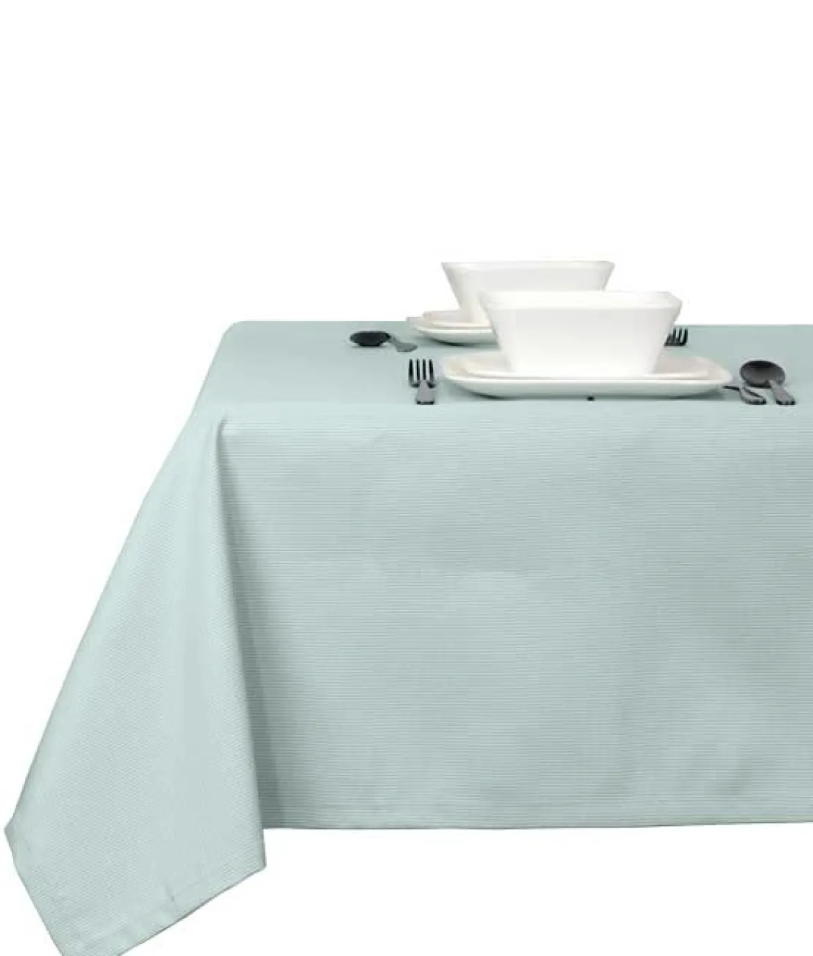 Outdoor Mitteldecke Struktur uni blau wasserabweisend 85x85cm
