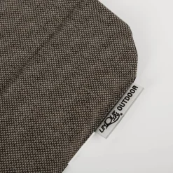 Outdoor Sitzkissen Elba uni meliert Struktur taupe 39x39x1cm