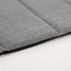 Outdoor Sitzkissen Elba uni meliert Struktur grau 39x39x1cm