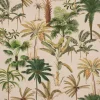 Outdoorstoff Dralon Digitaldruck Palmtree Tropical Jungle Palmen natur grün 1,40m Breite