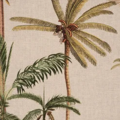 Outdoorstoff Dralon Digitaldruck Palmtree Tropical Jungle Palmen natur grün 1,40m Breite