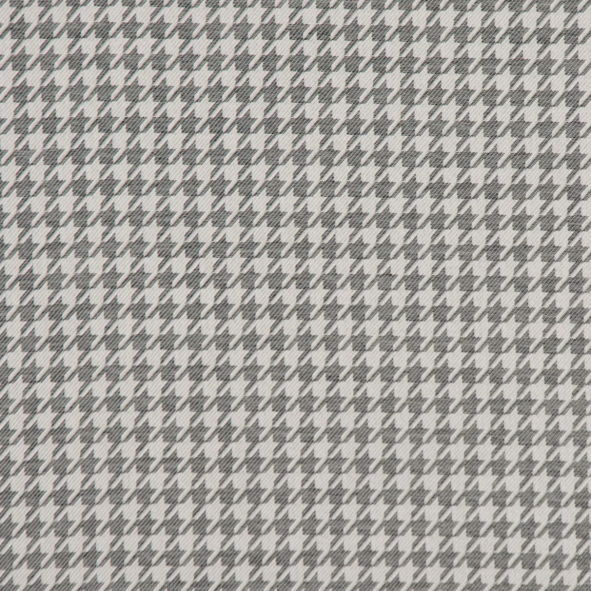 Outdoorstoff Dralon Jacquard Teflonbeschichtung Hahnentritt grau wollweiß 1,40m Breite