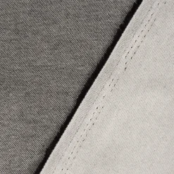 Outdoorstoff Dralon Jacquard Teflonbeschichtung schwarz grau wollweiß meliert 1,40m Breite