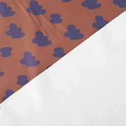 Outdoorstoff KULLU wasserdicht für Regenjacke Wolken braun lila 1,40m Breite