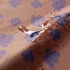 Outdoorstoff KULLU wasserdicht für Regenjacke Wolken braun lila 1,40m Breite