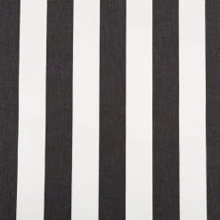 Outdoorstoff Markisenstoff Gartenmöbelstoff Toldo Teflonausrüstung Streifen schwarz weiß in 160cm Breite