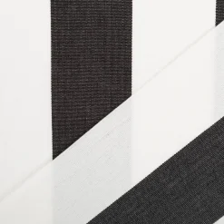 Outdoorstoff Markisenstoff Gartenmöbelstoff Toldo Teflonausrüstung Streifen schwarz weiß in 160cm Breite