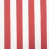 Outdoorstoff Markisenstoff Gartenmöbelstoff Toldo Teflonausrüstung Streifen rot weiß in 160cm Breite