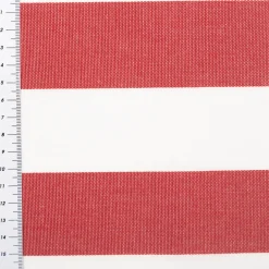 Outdoorstoff Markisenstoff Gartenmöbelstoff Toldo Teflonausrüstung Streifen rot weiß in 160cm Breite