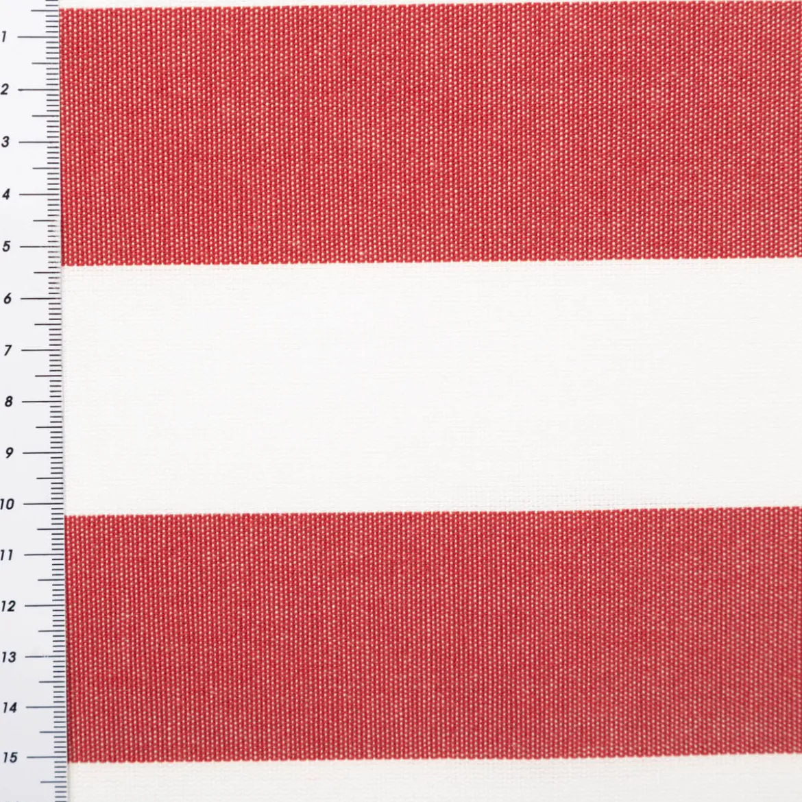 Outdoorstoff Markisenstoff Gartenmöbelstoff Toldo Teflonausrüstung Streifen rot weiß in 160cm Breite