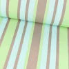Outdoorstoff Markisenstoff Gartenmöbelstoff Toldo Streifen braun grün blau 160cm breit