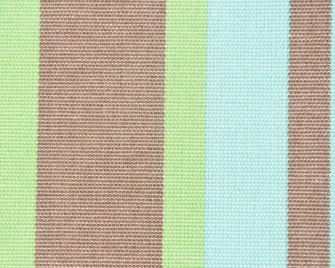 Outdoorstoff Markisenstoff Gartenmöbelstoff Toldo Streifen braun grün blau 160cm breit