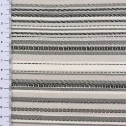 Outdoorstoff Markisenstoff Gartenmöbelstoff teflonbeschichtet Tropic weiß grau gestreift 160cm breit