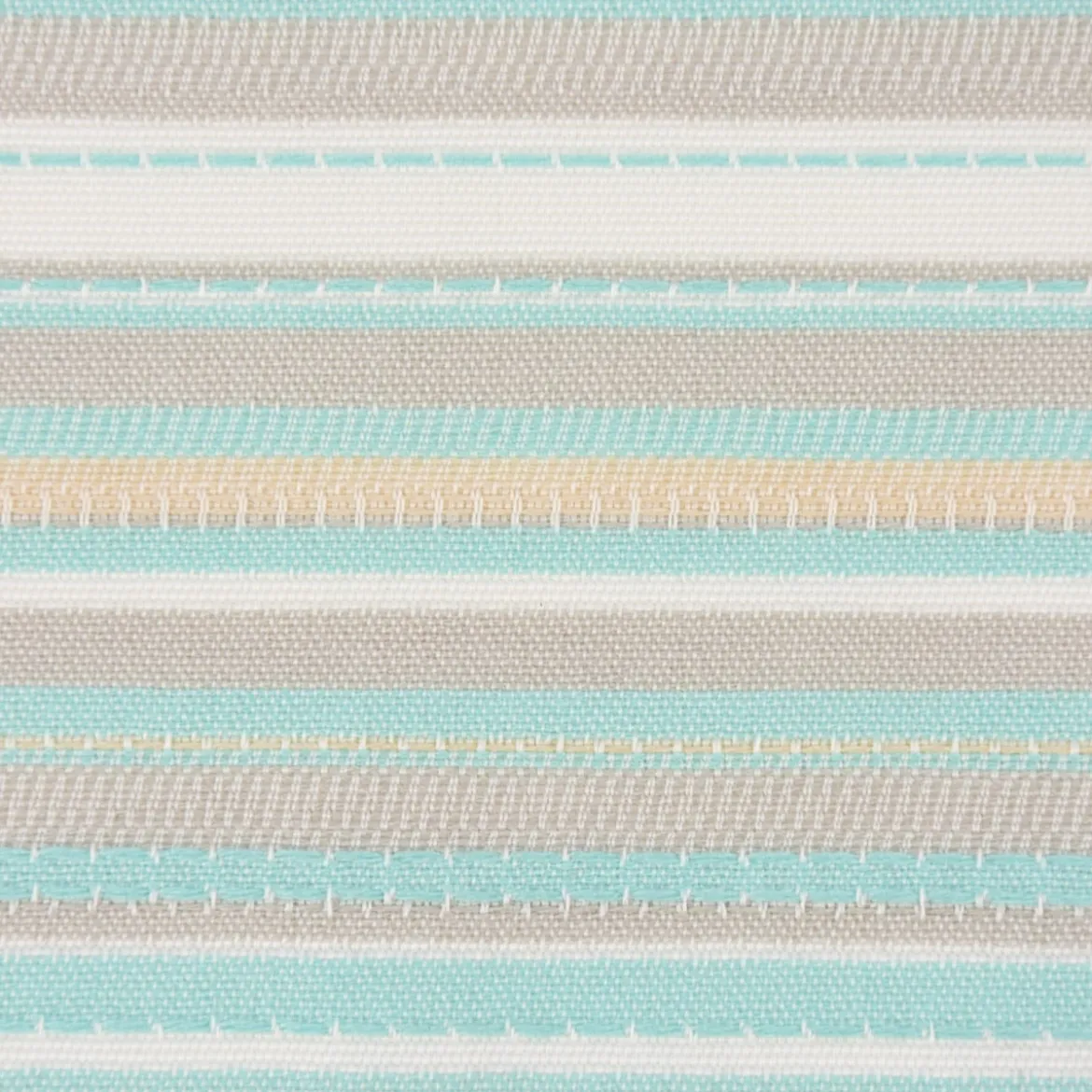 Outdoorstoff Markisenstoff Gartenmöbelstoff teflonbeschichtet Tropic mint türkis grau gestreift 160cm breit