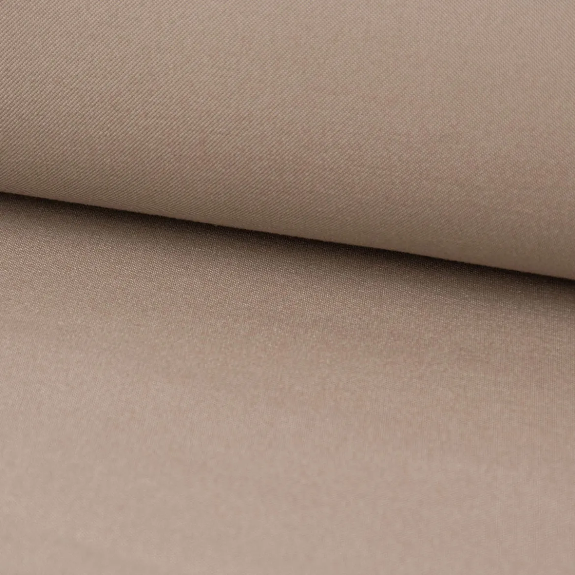 Outdoorstoff nachhaltig antibakteriell polsterfähig wetterfest chlorresistent ölabweisend uni taupe 1,40m Breite