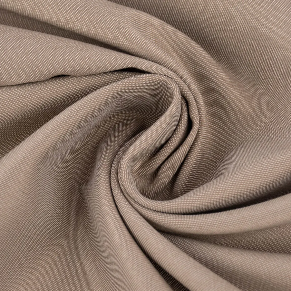 Outdoorstoff nachhaltig antibakteriell polsterfähig wetterfest chlorresistent ölabweisend uni taupe 1,40m Breite