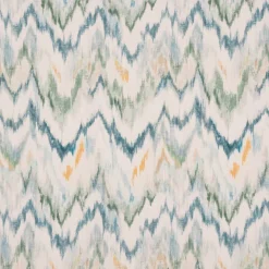 Outdoorstoff polsterfähig Avalak Ibiza Batik ecru grün blau gelb 1,60m Breite