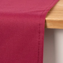 Outdoor Tischläufer einfarbig cassis 45x150cm