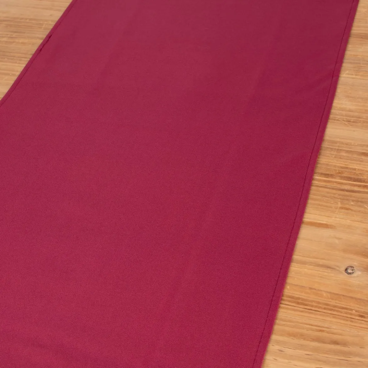 Outdoor Tischläufer einfarbig cassis 45x150cm