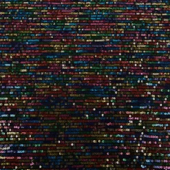 Pailettenstoff Stretch Mini Pailetten multicolor 130cm Breite