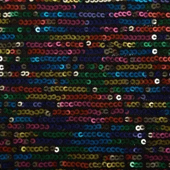Pailettenstoff Stretch Mini Pailetten multicolor 130cm Breite