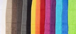 [Paket] 4er Set Duschtücher 70x140cm Qualitätsfrottee 100% Baumwolle 500g/qm einfarbig