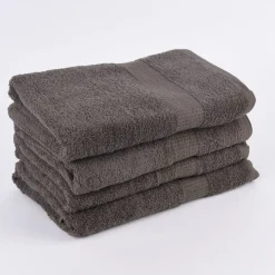 [Paket] 4er Set Duschtücher 70x140cm Qualitätsfrottee 100% Baumwolle 500g/qm einfarbig