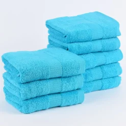 [Paket] 8er Set Handtücher 50x100cm Qualitätsfrottee 100% Baumwolle 500g/qm einfarbig