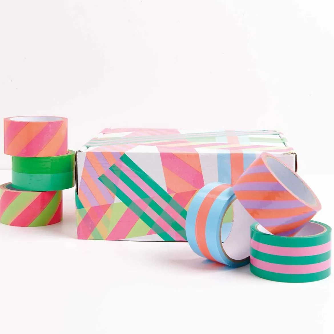 Paketklebeband Flieder und Neonorange von Rico Design Paper Poetry 5cmx33m