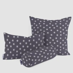 Panama Dekostoff Baumwollstoff Little Star Twilight Sterne blau weiß 140cm Breite