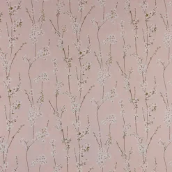 Panama Dekostoff Baumwollstoff Almond Blossom Mandelblütenzweige rosa 140cm Breite