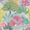 Panama Dekostoff Baumwollstoff KOLKATA Botanik Vögel Schmetterling bunt 140cm Breite