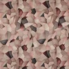 Panama Dekostoff Baumwollstoff Digitaldruck Statue Mosaik Abstrakt rosa 140cm Breite